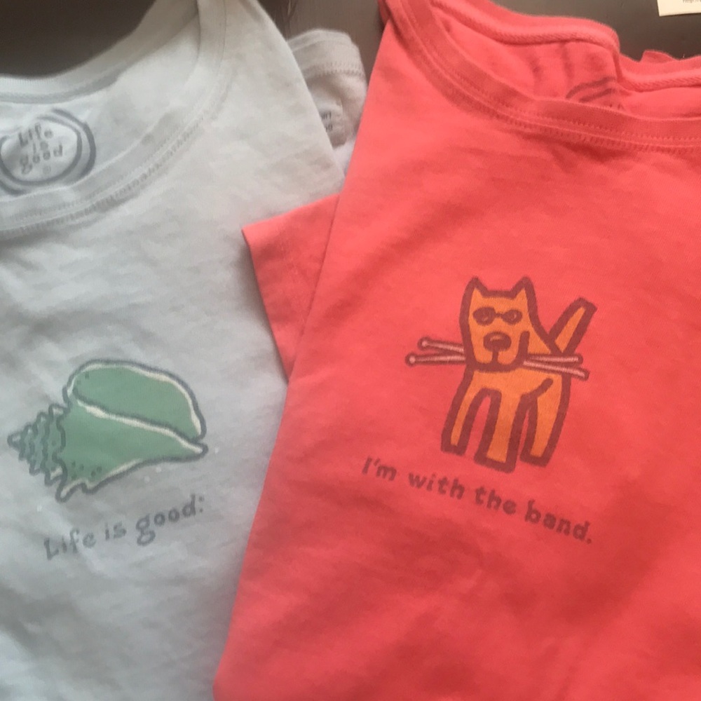 Bundle of two Life is Good tees